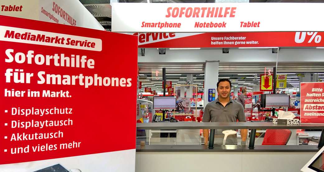 MediaMarkt Smartphone Sofort Reparatur
