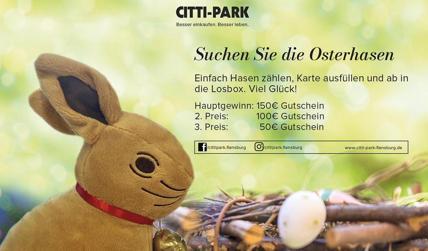 Gewinnspiel Osterhasen zählen