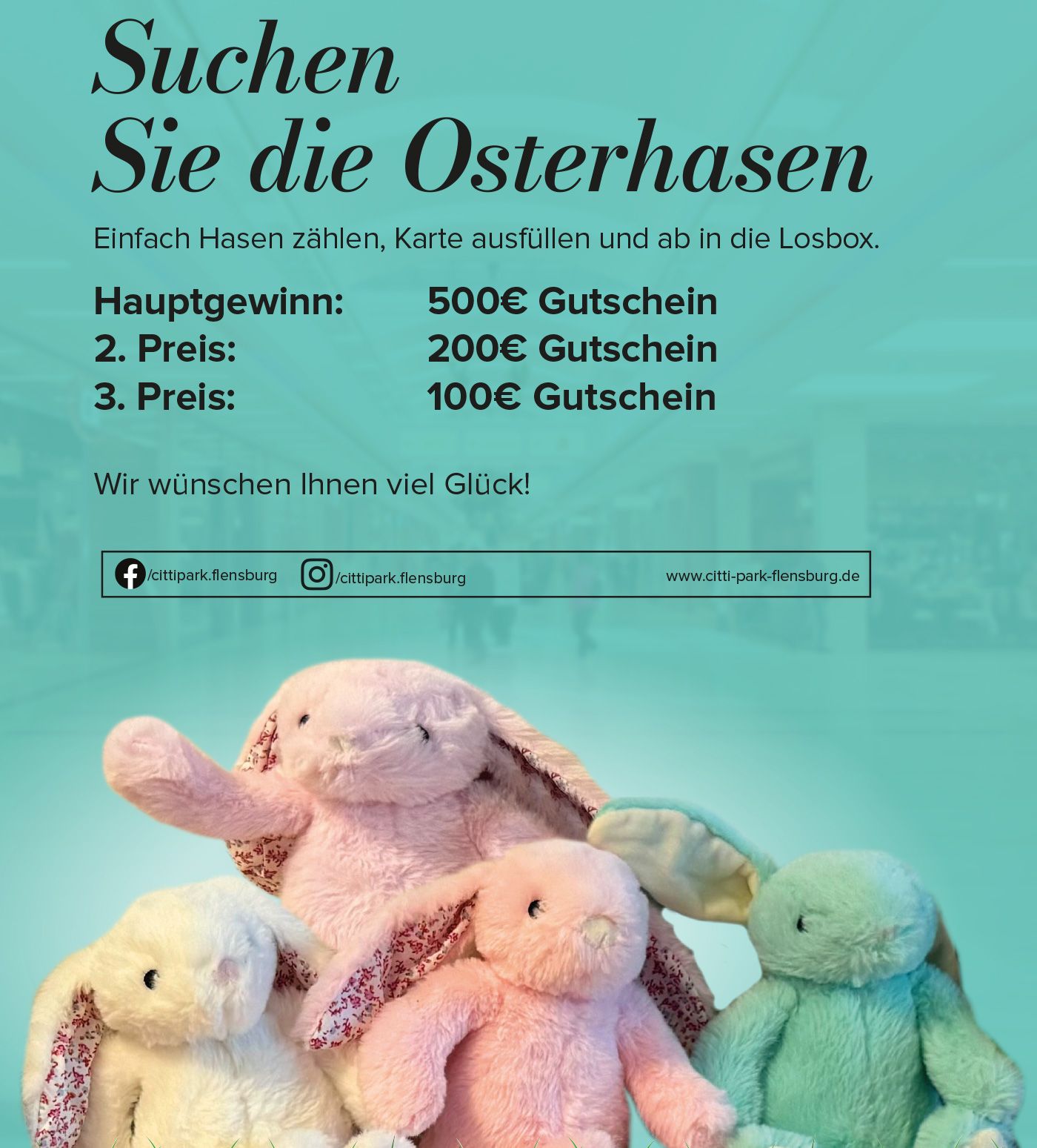 Gewinnspiel Osterhasen zählen